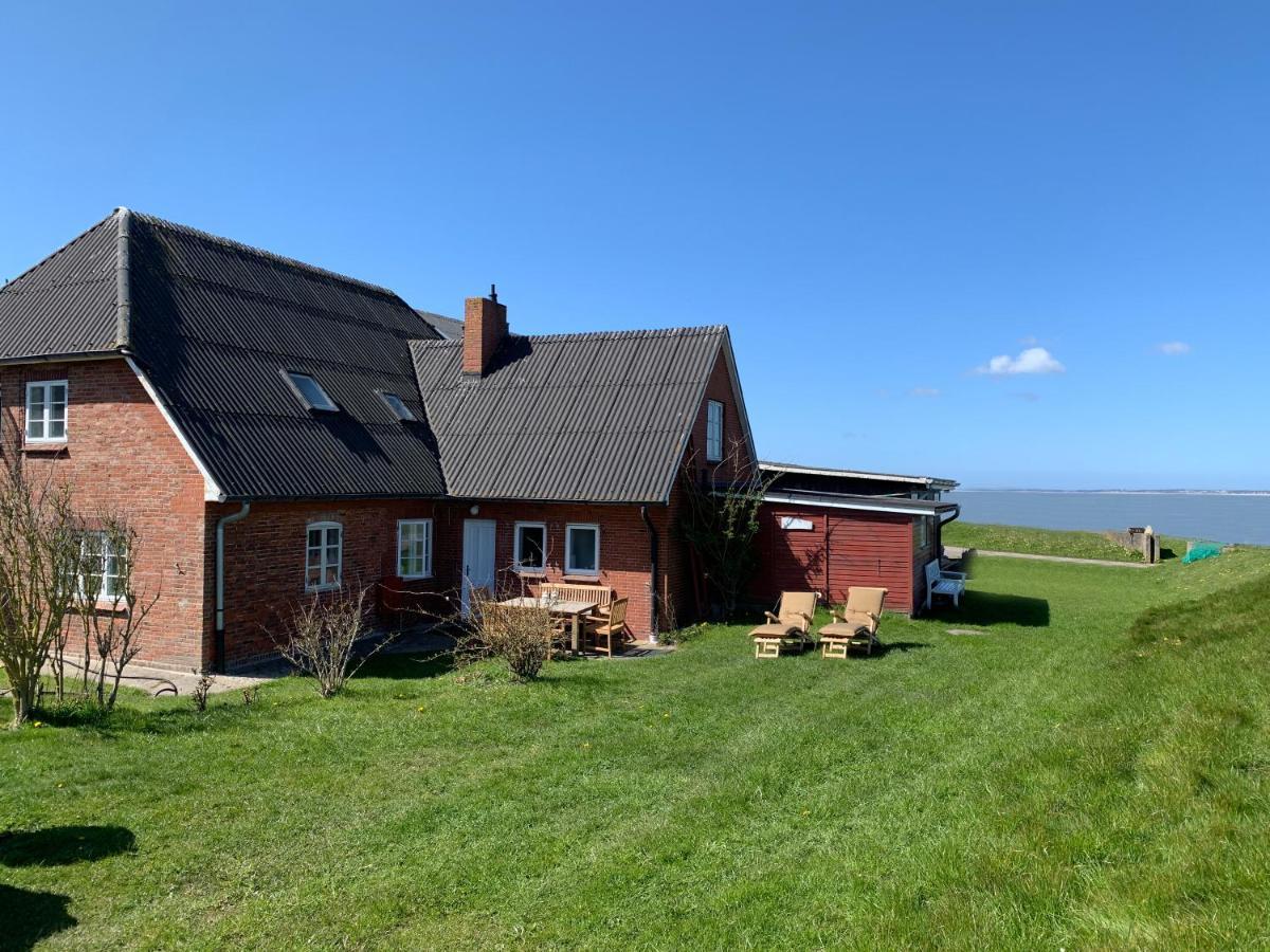 Kapitaenshaus Meerblick Langeneß Exterior foto